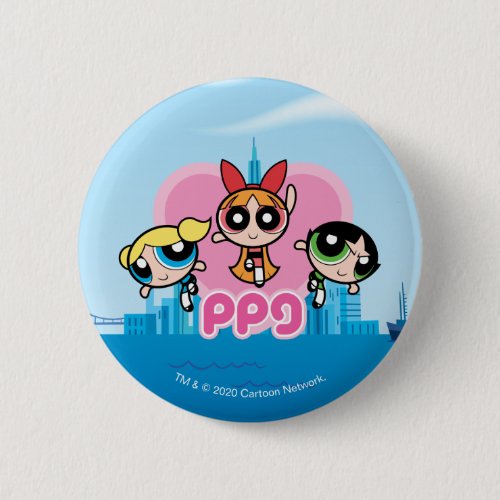 Powerpuff Girls Team Awesome Button