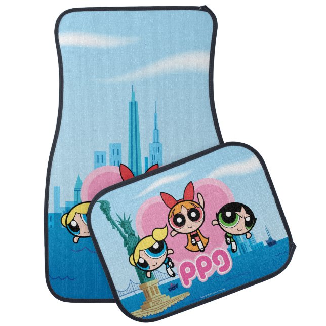 Powerpuff Girls Team Awesome Car Floor Mat (Set)