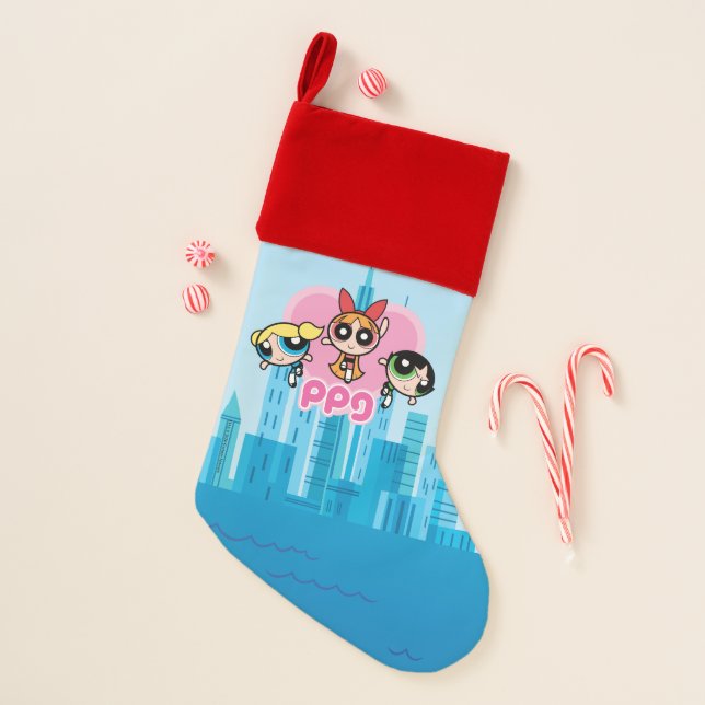 Powerpuff Girls Team Awesome Christmas Stocking (Front)