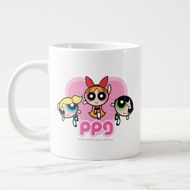Powerpuff Girls Team Awesome Giant Coffee Mug (Left)