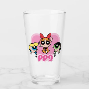 Powerpuff Girls Team Awesome Glass