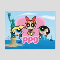 Powerpuff Girls Team Awesome Invitation Postcard