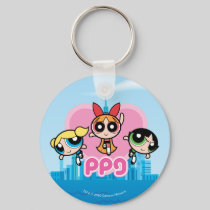 Powerpuff Girls Team Awesome Keychain