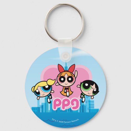 Powerpuff Girls Team Awesome Keychain