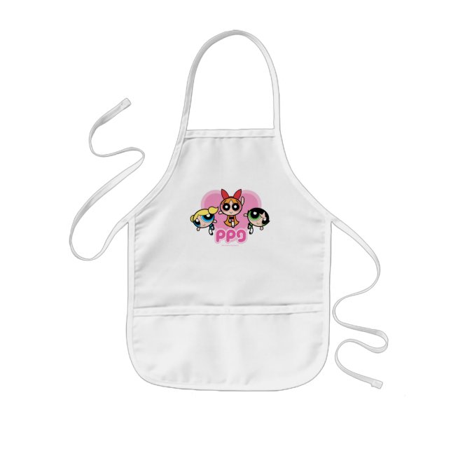 Powerpuff Girls Team Awesome Kids' Apron (Front)
