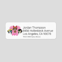 Powerpuff Girls Team Awesome Label
