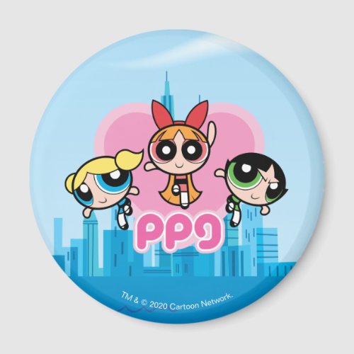 Powerpuff Girls Team Awesome Magnet