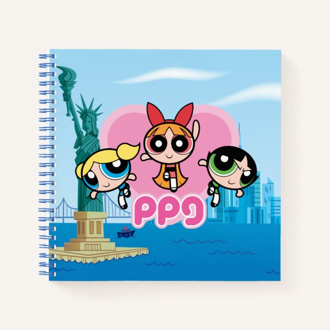 Powerpuff Girls Team Awesome Notebook (Front)