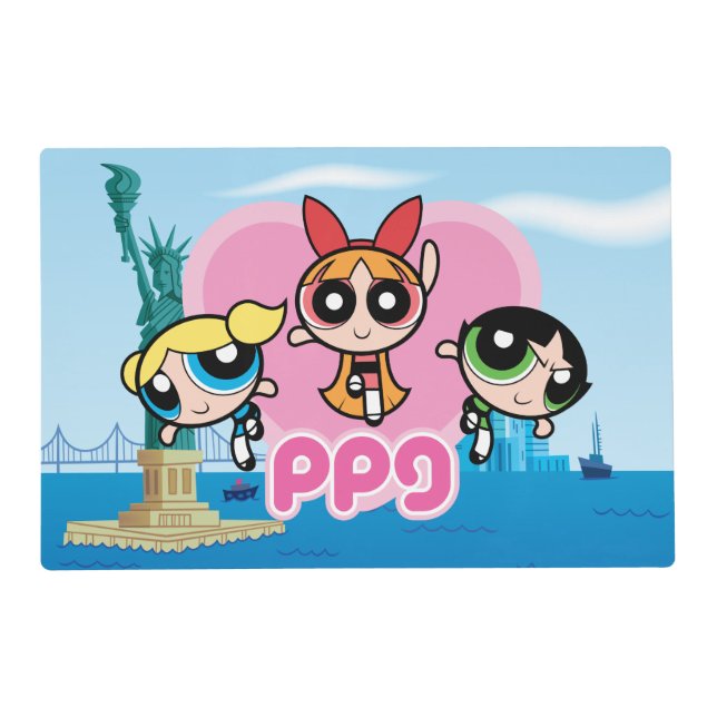Powerpuff Girls Team Awesome Placemat (Front)