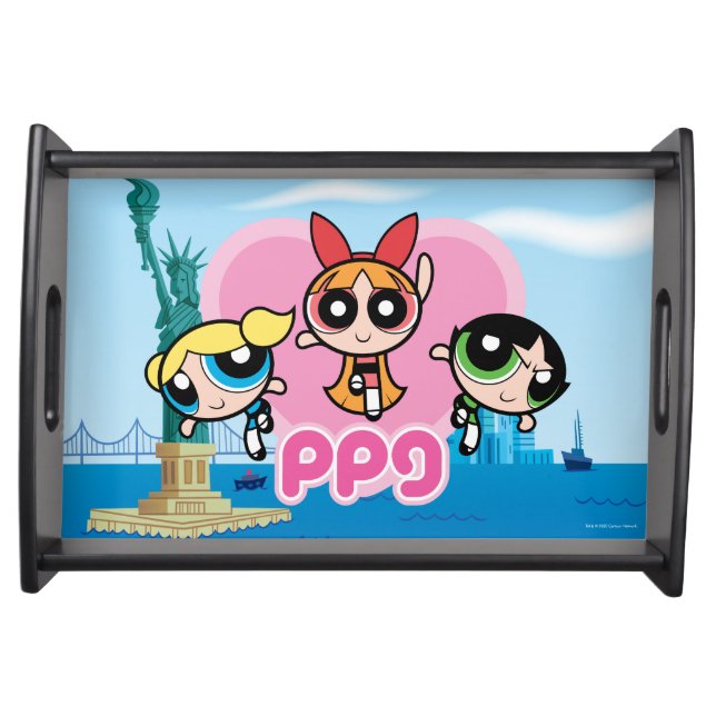 Powerpuff Girls Team Awesome Serving Tray (Front)