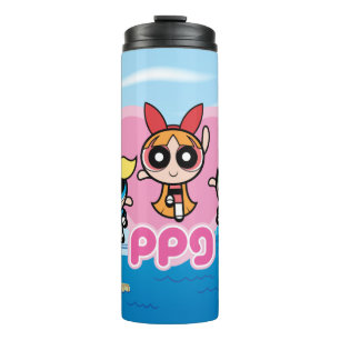 Powerpuff Girls Team Awesome Thermal Tumbler