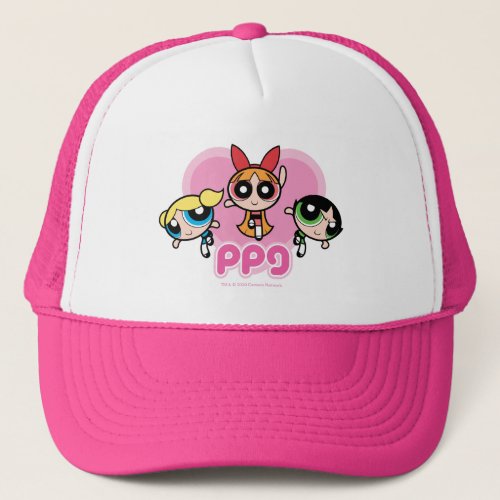 Powerpuff Girls Team Awesome Trucker Hat