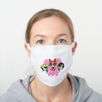 Powerpuff Girls Team Awesome White Cotton Face Mask