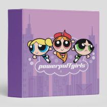 Powerpuff Girls Team Logo 3 Ring Binder