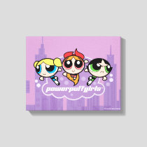 Powerpuff Girls Team Logo Canvas Print