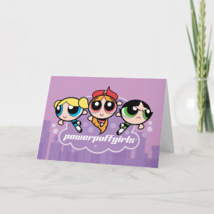 Powerpuff Girls Team Logo Card