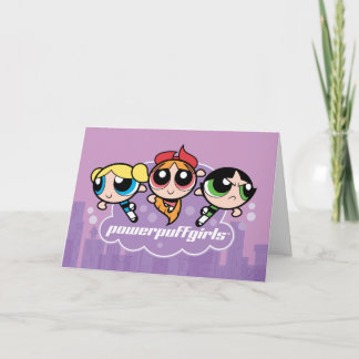Powerpuff Girls Team Logo Card