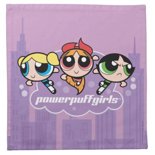 Powerpuff Girls Team Logo Cloth Napkin