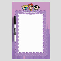 Powerpuff Girls Team Logo Dry Erase Board