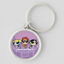 Powerpuff Girls Team Logo Keychain