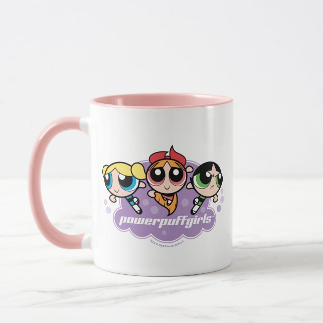 Powerpuff Girls Team Logo Mug (Left)