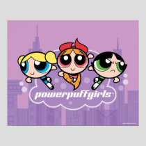 Powerpuff Girls Team Logo Poster