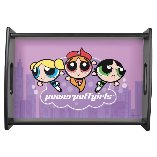 Powerpuff Girls Team Logo Serving Tray (Front)