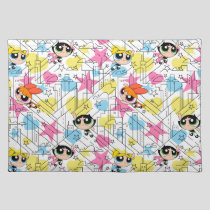 Powerpuff Girls Townsville Pattern Cloth Placemat