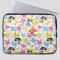 Powerpuff Girls Townsville Pattern Laptop Sleeve