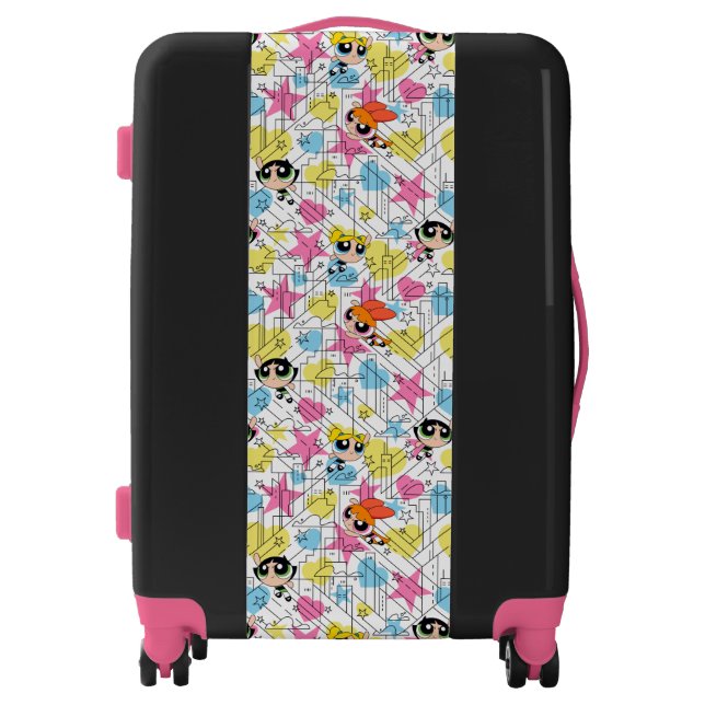 Powerpuff Girls Townsville Pattern Luggage (Front)