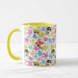 Powerpuff Girls Townsville Pattern Mug