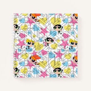 Powerpuff Girls Townsville Pattern Notebook