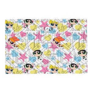Powerpuff Girls Townsville Pattern Placemat
