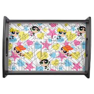 Powerpuff Girls Townsville Pattern Serving Tray