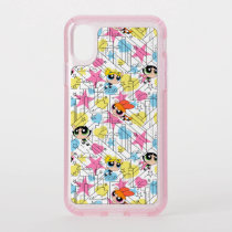 Powerpuff Girls Townsville Pattern Speck iPhone XS Case