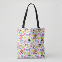 Powerpuff Girls Townsville Pattern Tote Bag