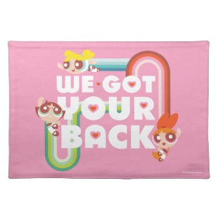 Powerpuff Girls: We Got Your Back Cloth Placemat