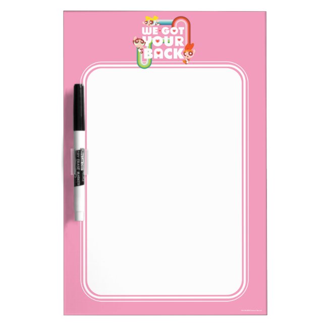 Powerpuff Girls: We Got Your Back Dry Erase Board (Front)