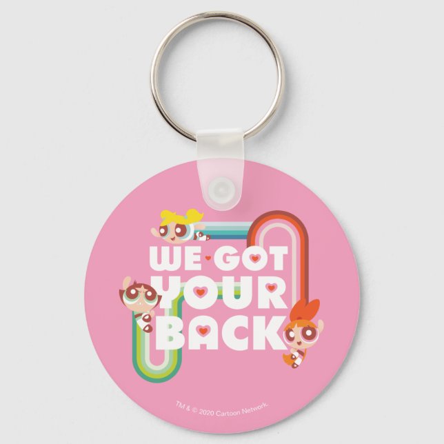 Powerpuff Girls: We Got Your Back Keychain (Front)