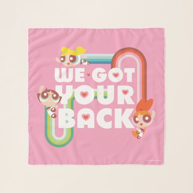 Powerpuff Girls: We Got Your Back Scarf (Front)