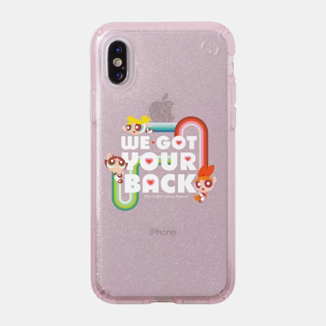 Powerpuff Girls: We Got Your Back Speck iPhone XS Case (Front (Silver Phone))