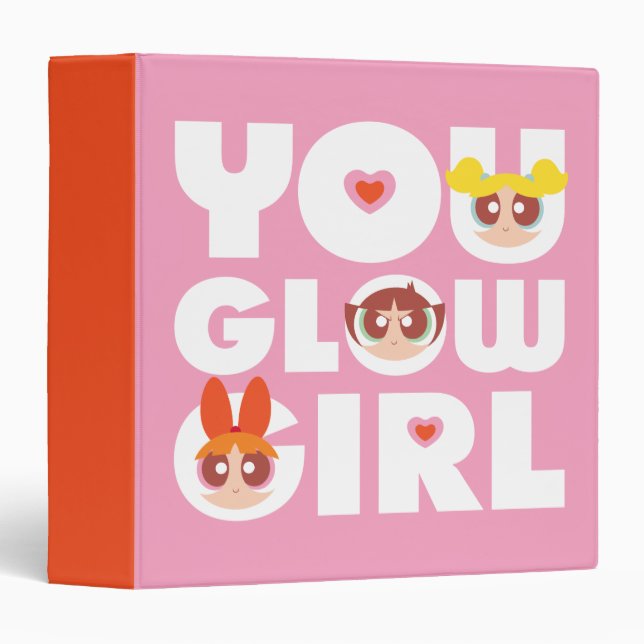 Powerpuff Girls: You Glow Girl 3 Ring Binder (Front/Spine)