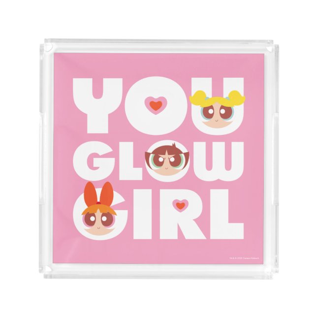 Powerpuff Girls: You Glow Girl Acrylic Tray (Front)