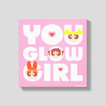 Powerpuff Girls: You Glow Girl Canvas Print