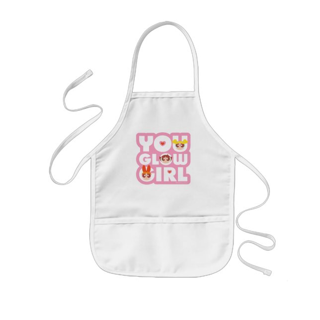 Powerpuff Girls: You Glow Girl Kids' Apron (Front)