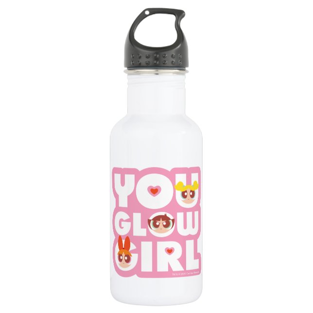 Powerpuff Girls: You Glow Girl Stainless Steel Water Bottle (Front)