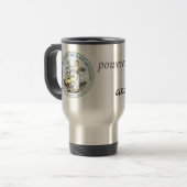Powers by ASPB and Coffee Travel Mug (Front Left)