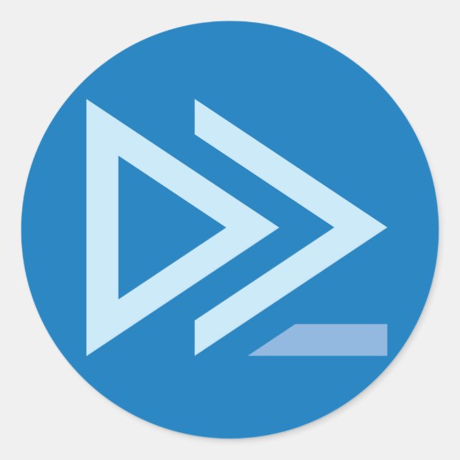 PowerShell Conference EU Logo Classic Round Sticker (Front)