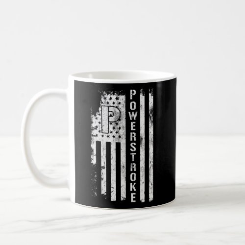 Powerstroke American Flag Coffee Mug