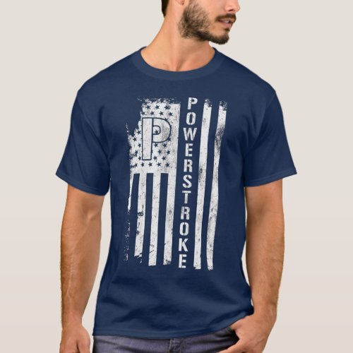 Powerstroke American Flag T_Shirt